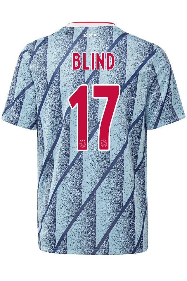 Ajax Away Kit Soccer Jersey Daley Blind #17 2020/21